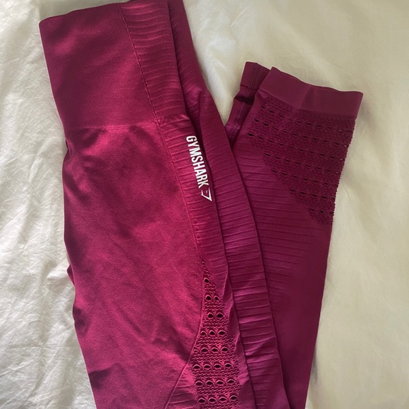 Gymshark Seamless Leggings - Beet Medium - Picture 1 of 4